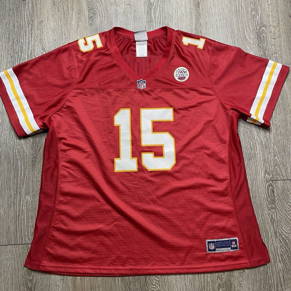 NFL PRO LINE Men's Patrick Mahomes Red Kansas City Chiefs JERSEY SIZE 2XL